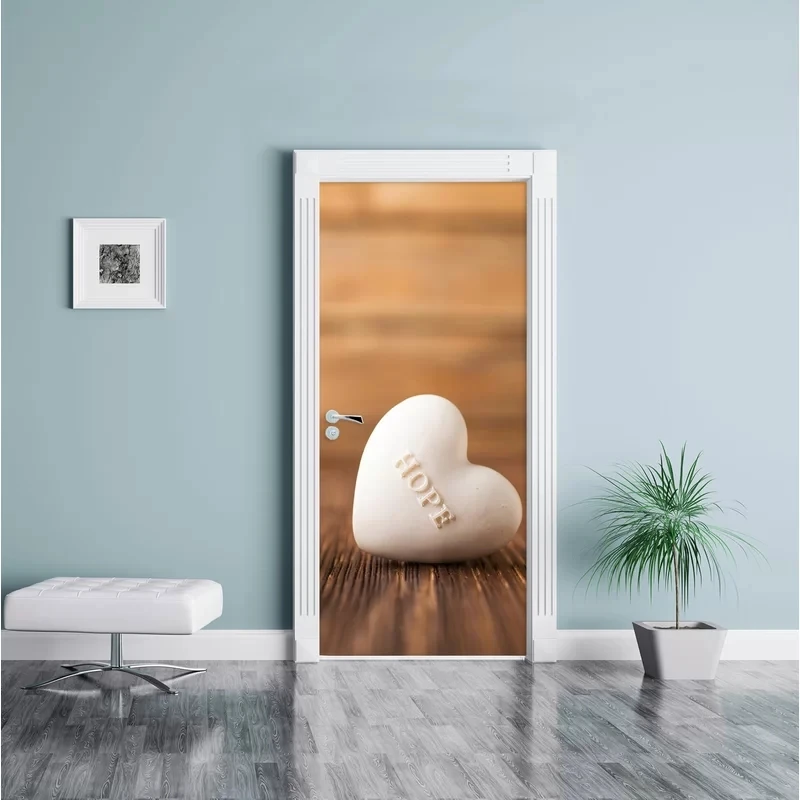 Декоративная самоклеящаяся наклейка для спальни двери художественный принт