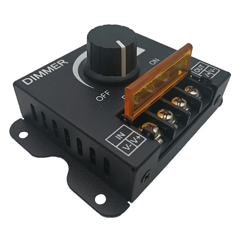 

Светодиодный регулятор яркости, контроллер яркости для освещения, одноцветная стабильная светодиодная защита, 30 А, 12 В, 24 В постоянного тока