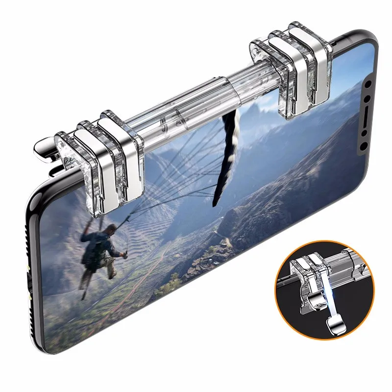 K9 шесть пальцев PUBG игровой контроллер геймпад джойстик металлическая кнопка