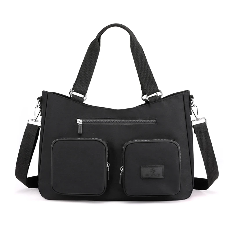 

Large Capacity Design Nylon Shoulder Bag For Women 2021 Casual Waterproof Handbag Soft Travel Messenger Bag Bolsa Feminina Sac