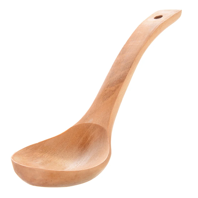 

Kitchen Wooden Houseware Polished Rice Paddle Scoop Ladle