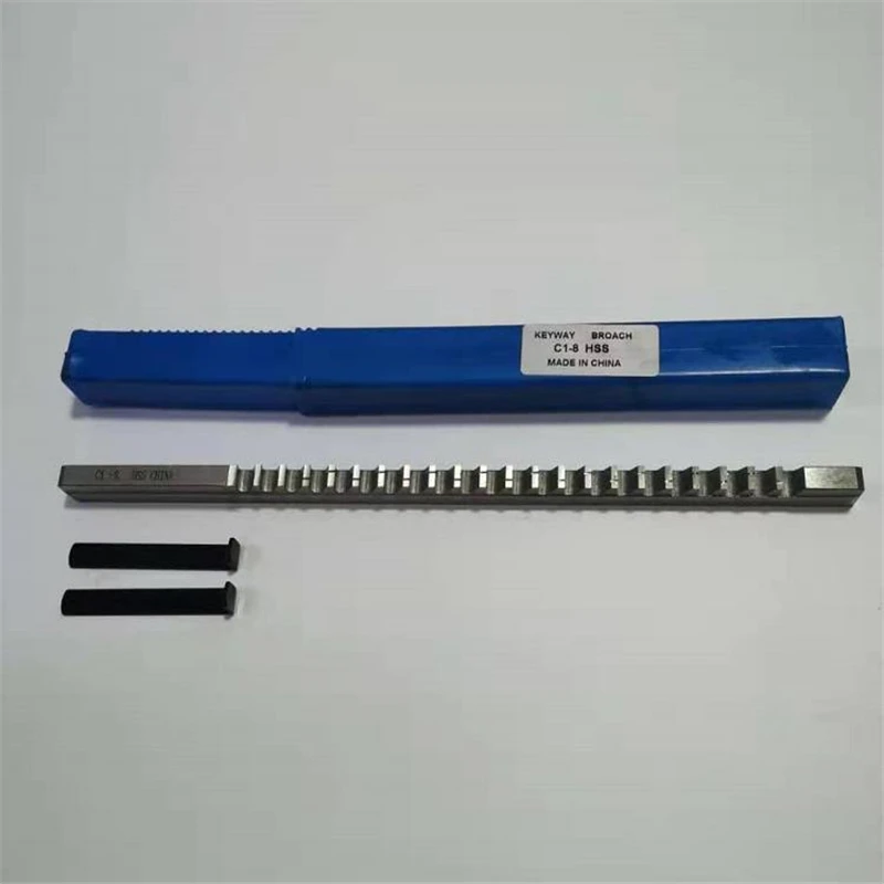 HSS Keyway Broach 8 мм C нажимного типа метрический размер Broaches высокоскоростные стальные