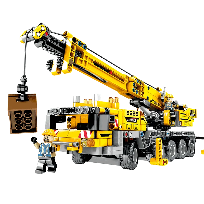 Yeshin 701800 игрушечные автомобили город инженерные строительные блоки кирпичи
