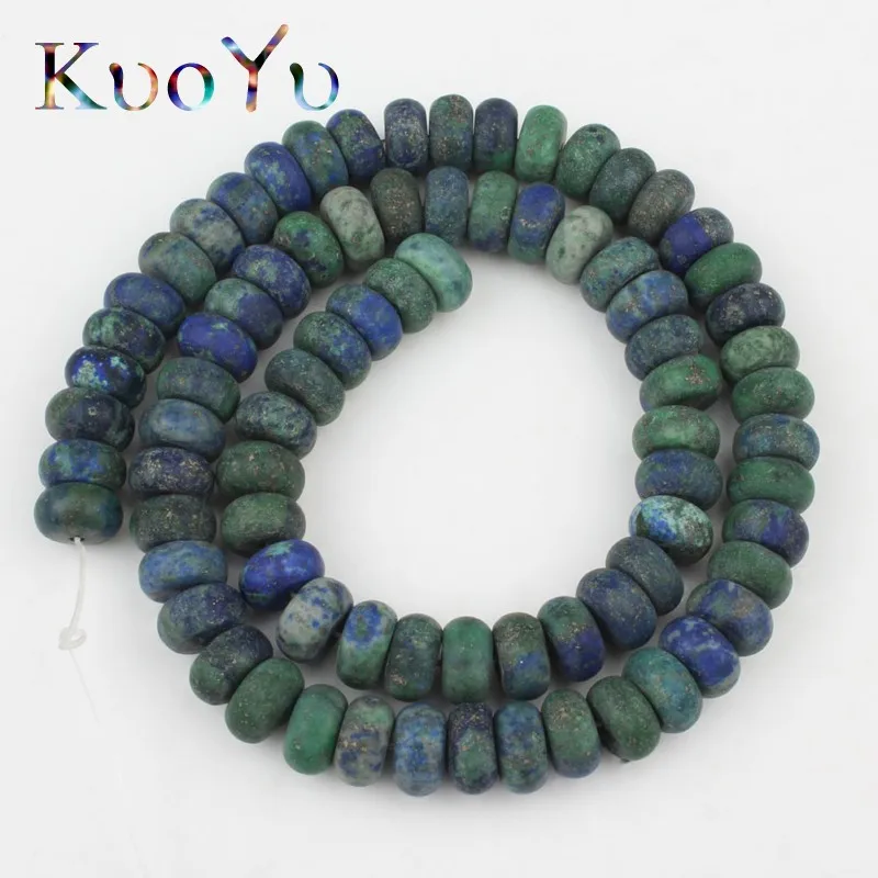 Malachite Lapis Lazu 5x8 мм натуральные матовые Форст Агаты Jades Jaspers Amazon круглые бусины Свободные перчатки для мотоцикла для самостоятельного изготовления ювелирных изделий Браслеты - Цвет: Malachite Lapis Lazu
