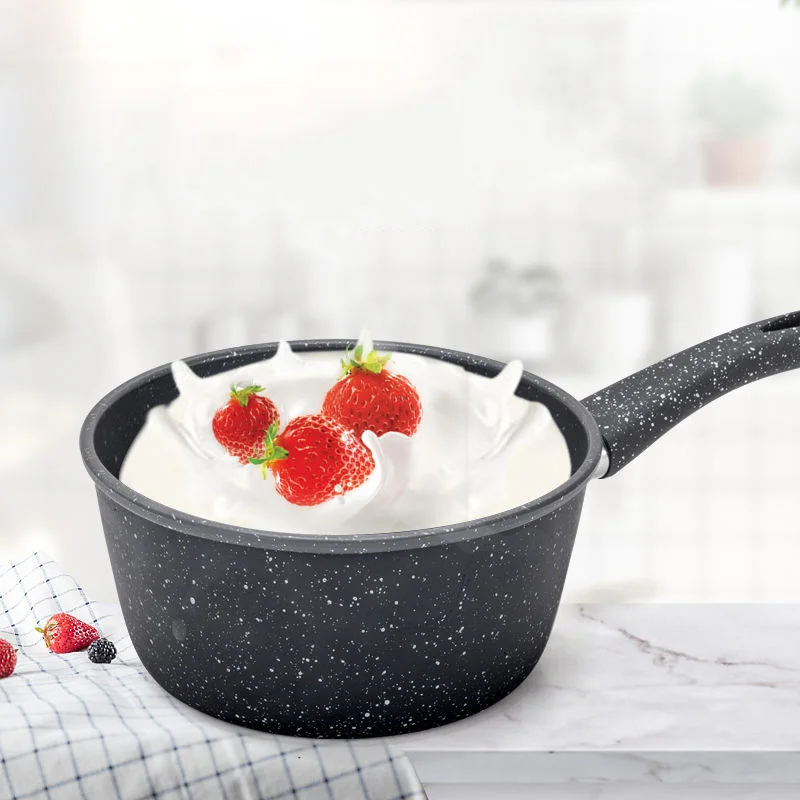 

Milk Pot Non-stick Pot Baby Food Supplement Pot Small Stockpot Dormitory Instant Noodle Pot Baby Hot Milk Pot Kitchen Pot