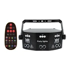 15 глаз RGB диско светодиодные лампы DMX пульт дистанционного управления Управление сценический стробоскоп светильник диджей светодиодный лазерный светильник Хэллоуин Рождество бар вечерние Projetor домашний декор