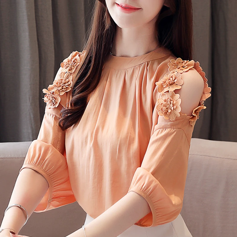 

Blusas Mujer De Moda 2021 Women Blouses Off Shoulder Top Blouse For Women Summer Shirt Ladies Tops Womens Tops And Blouses