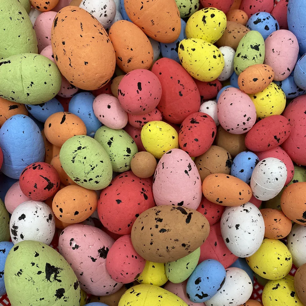 

60pcs Easter Colorful Egg Easter Decoration Egg Children Egg Toy Party Supply