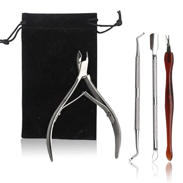 

Stainless Steel Manicure Set Portable Nail Clippers Professional Pedicure Tools Easy Operation Nail Art Cleaner Care Tool