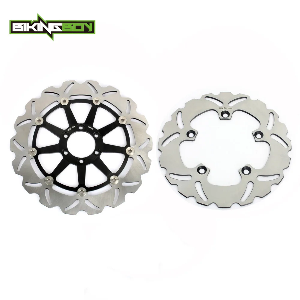 BIKINGBOY Передние и задние тормозные диски Роторы для Aprilia Tuono 125 2004 2005 RS 98 99 00 01 02 03 04 05