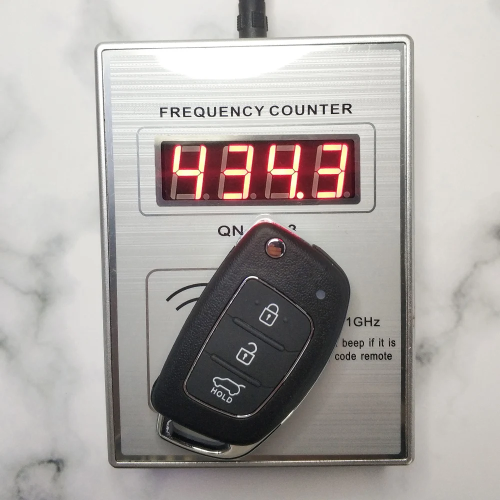 KEYECU замена флип дистанционный ключ брелок от машины 3 кнопки 433 МГц 4D60 чип для Hyundai