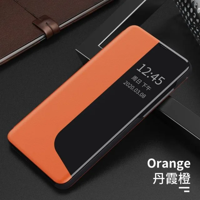 Роскошные кожаные смарт Чехлы для Huawei Mate 20 Pro P40 Lite E Sleep Wake Up Flip Cover For P20 P30