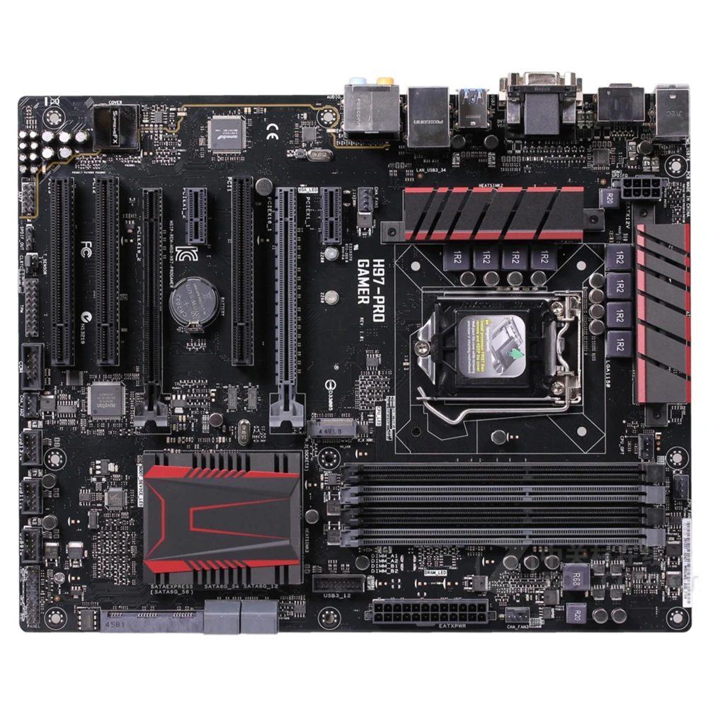 

Материнская плата для настольного ПК, оригинальная материнская плата H97 Game LGA 1150 DDR3 32 Гб
