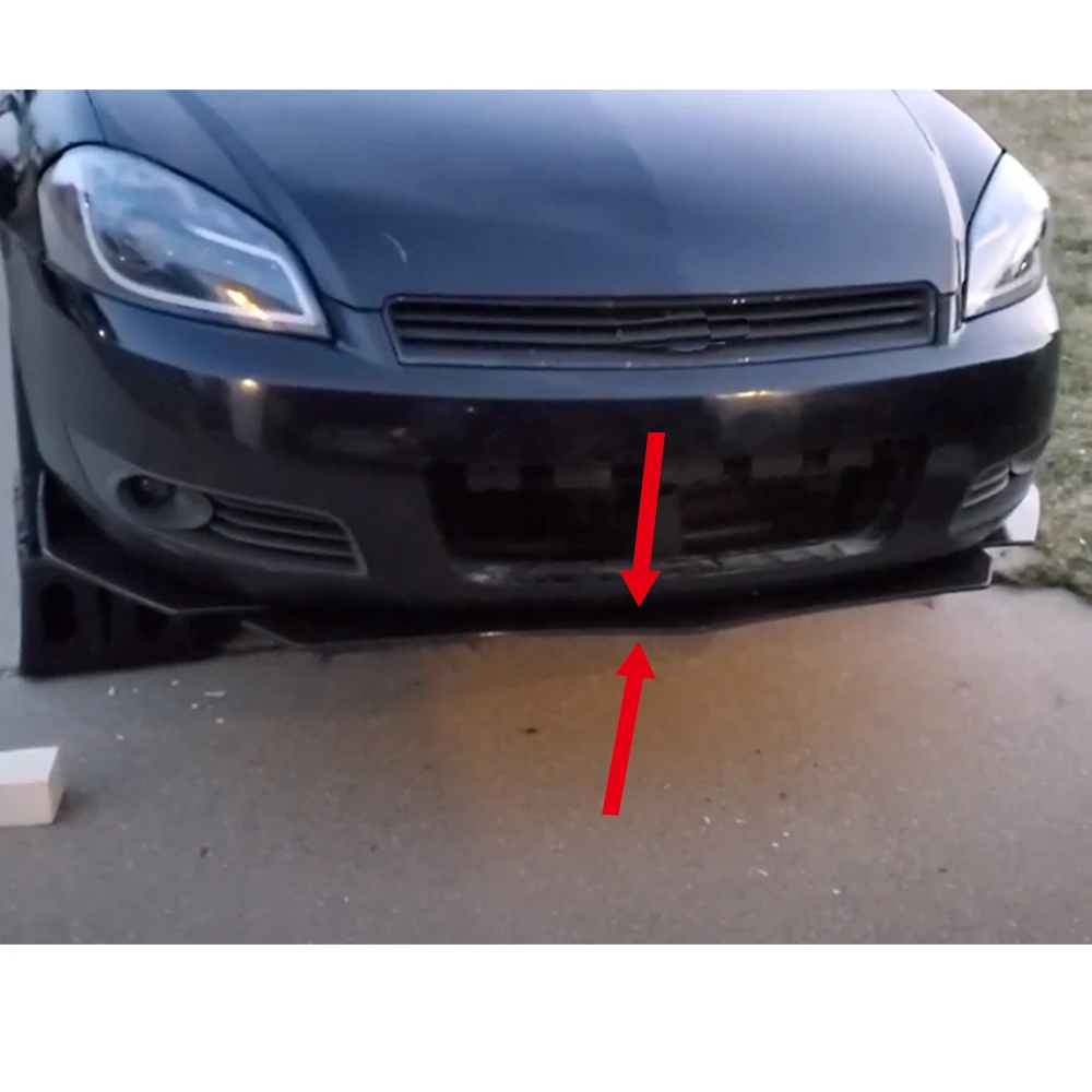 Новый Регулируемый универсальный автомобильный передний бампер для губ