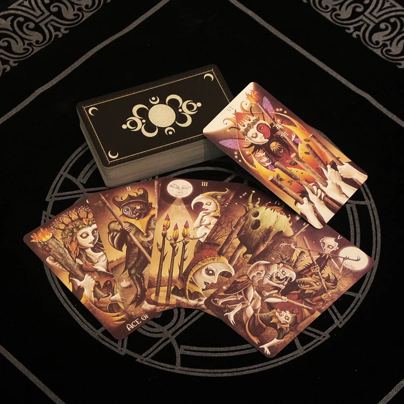 2022 новый дизайн креативный интерактивный Настольный Таро с животными карточка