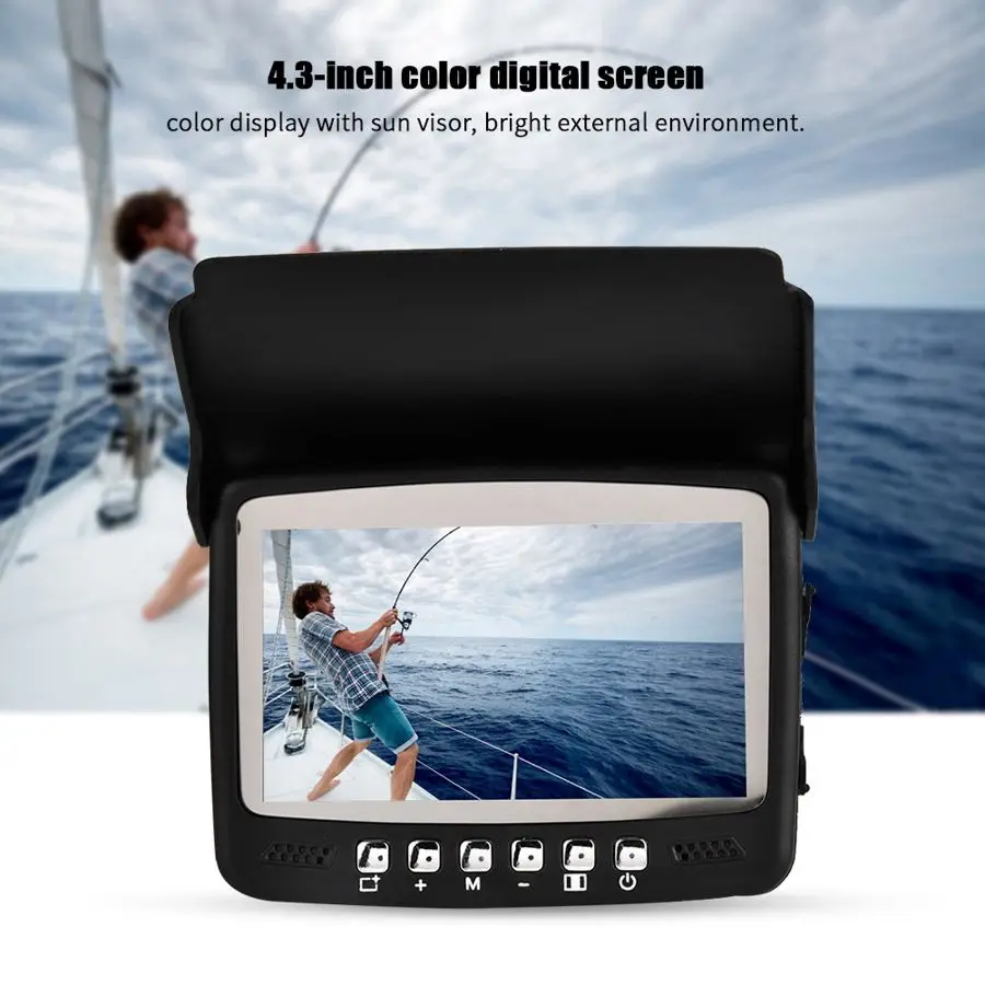 Подводная камера инфракрасная подводная s с монитором 15m 1000TVL рыбопоисковый