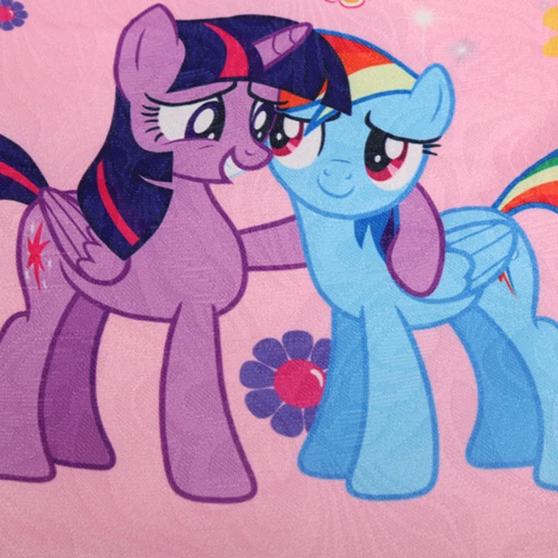 Платье для маленьких девочек платья с изображением пони мультяшный костюм