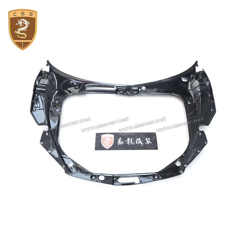 Внутренний отсек из натурального углеродного волокна для хранения Ferrari 458 11 14