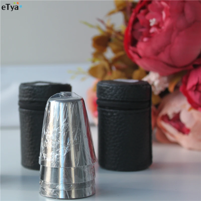 4 шт./компл. мини 30 мл портативные винные чашки из нержавеющей стали Питьевая