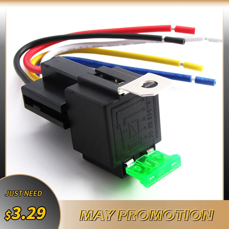 Высококачественное электронное реле автомобильные с предохранителем для