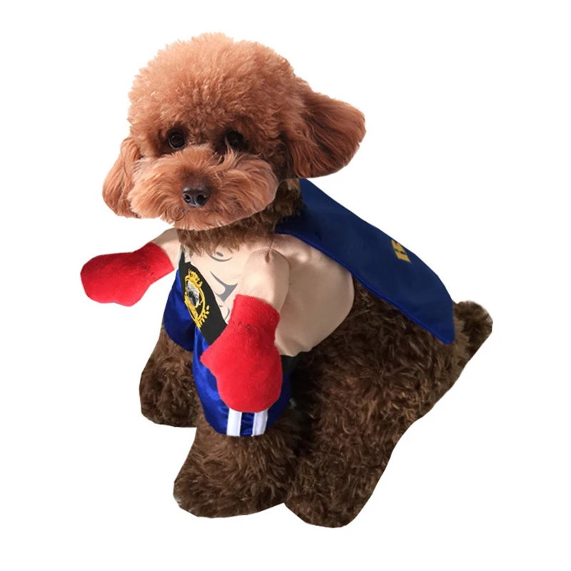 Костюмы для собак кошек боксеров костюмированных костюмов забавная одежда