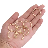 new fashion 28mm 2piecesbag zinc alloy gold porous connector charms linker for diy necklace earring jewelry accessories
