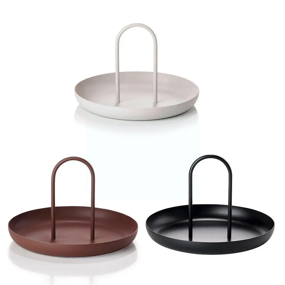 Пластиковый круглый поднос для ювелирных изделий в скандинавском стиле лотки