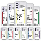 Билет этикетка чехол для телефона для Samsung A71 A72 чехол подушка безопасности для силиконовый чехол для Samsung Galaxy A70 a72 72 5G-71, Чехлы, чехол