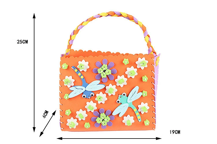 Искусство и ремесла для детей 1 шт. Eva ручная работа милая сумка DIY Материал Дети