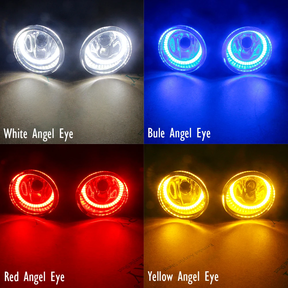 2 шт. автомобильные противотуманные фары в сборе абажур + лампа 20 Вт дневные