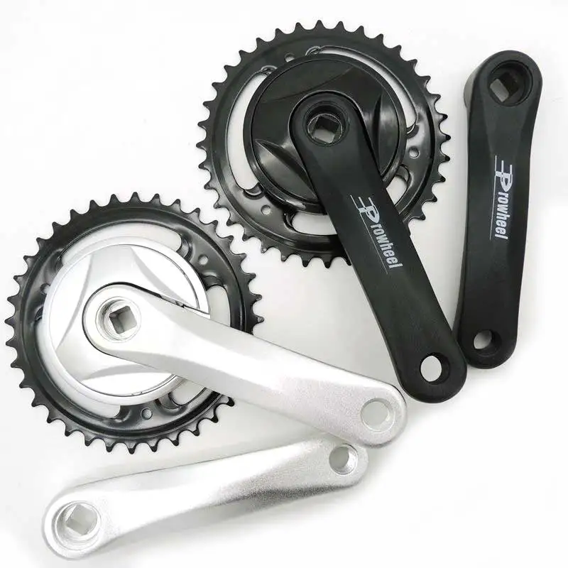 

PW New Stock 36T Alloy Aluminum MTB Bike Crankset Child Bike Crank 140mm E-bike Crank Single Speed Bicycle Crankset