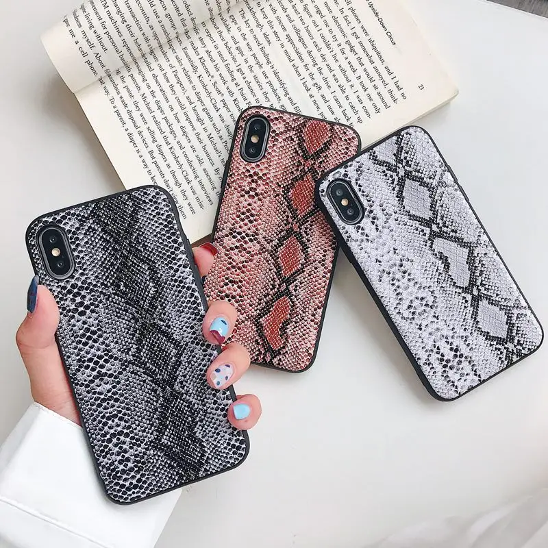 Ретро змеиная кожа чехол для телефона coque для iphone 11 11pro XS Max Матовый Мягкий ТПУ чехол для iphone X XR XS 6 6s 7 8 plus чехол fundas