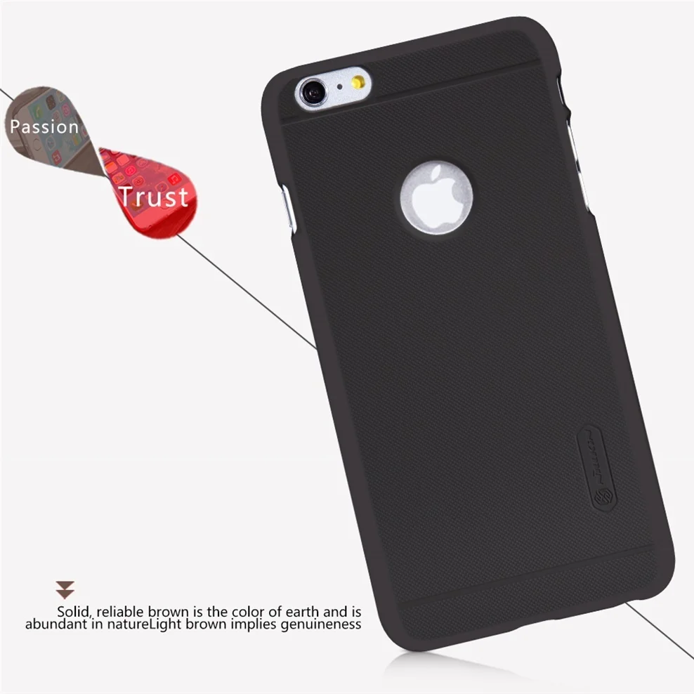 Для iPhone 6 чехол для 6S + Plus Nillkin супер матовый защитный Жесткий ПК задняя крышка |