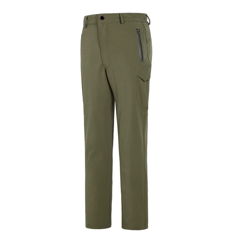 Водонепроницаемые мужские походные зимние теплые флисовые брюки из кожи акулы