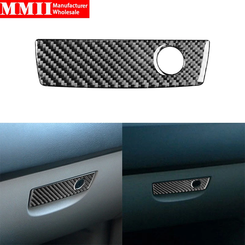 For Chrysler 300 300C 2005 2006 2007 Carbon Fiber Copilot Box Switch Decorative Sticker Automobile Trim Cover Car Accessories
