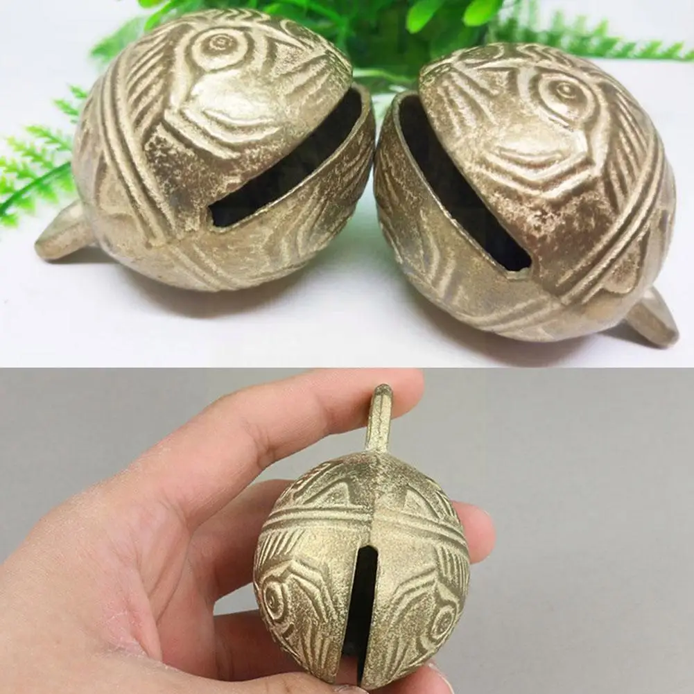 

Vintage Style Tibetan Brass Bell Tiny Bead Craft Decorative Ethnic Tiger Chinese Bracelet Shui Feng P1a5
