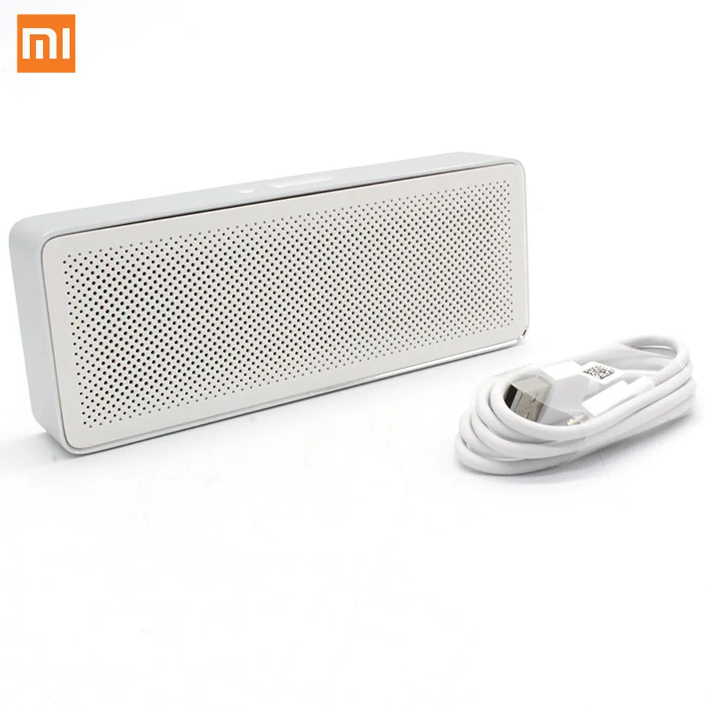 Xiaomi Mi bluetooth динамик Basic 2 квадратная коробка стерео портативный Bluetooth 4 Белый