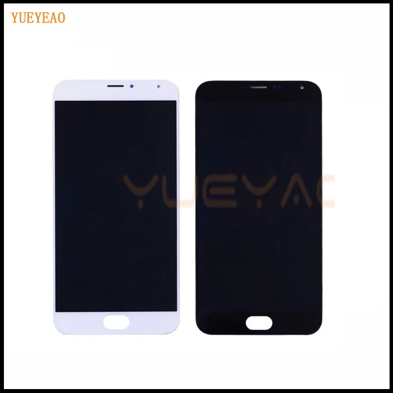 YUEYAO lcd для Meizu MX5 ЖК дисплей + сенсорный экран с рамкой сборка запасные части 5 дюйма