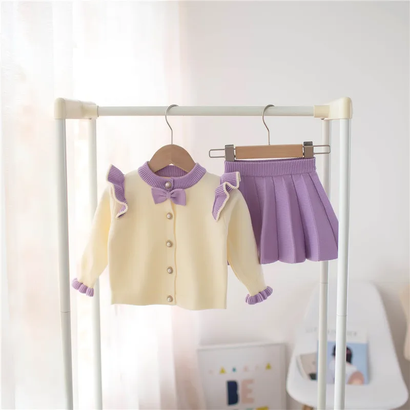 Милые наряды для маленьких девочек зимняя корейская детская одежда Осенняя