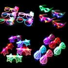 12 шт., неоновые светодиодные вечерние чки для маскарада