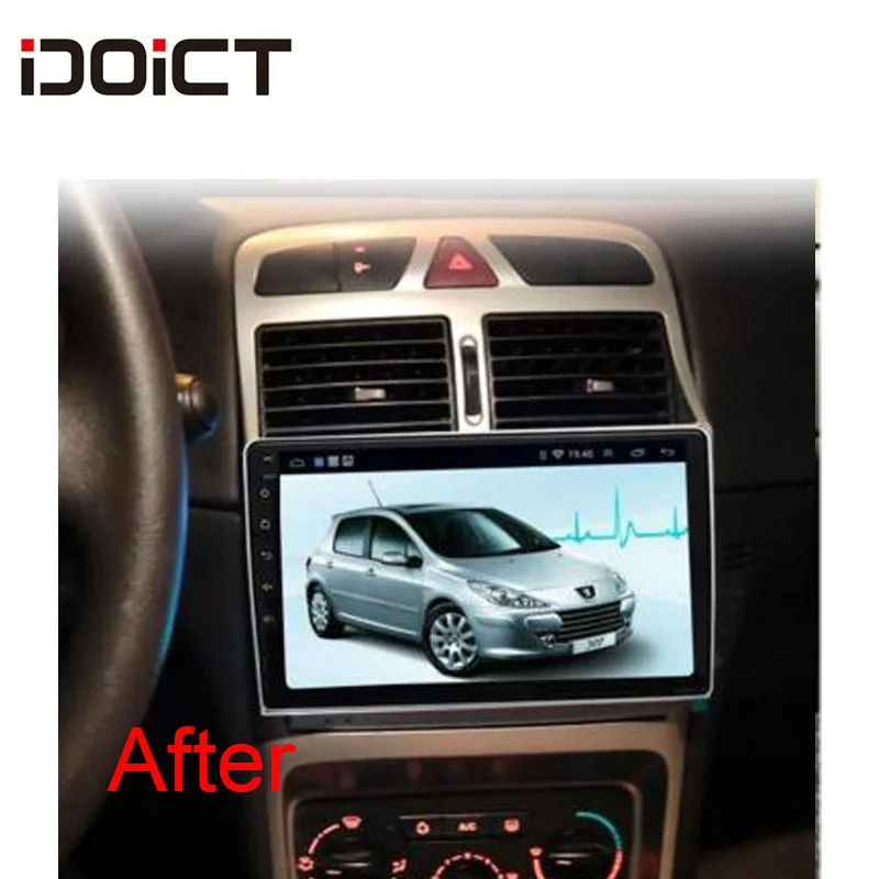 IDOICT Android 8.1 IPS 2G+32G 8 CORE Car DVD Player GPS Navigation Multimedia For peugeot 307 Radio 2002-2013 | Автомобили и