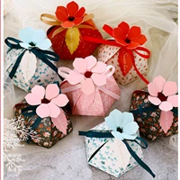 new multicolor 6 leaf petal candy paper favor box gift bags wedding favors and gift boxes for wedding baby shower party supplies