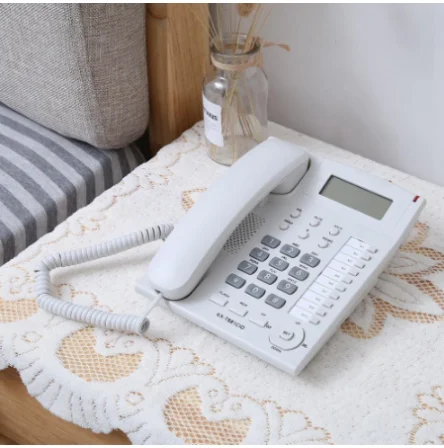 Английская международная торговля caller ID телефон Офис пятно света белый Caller KX T881