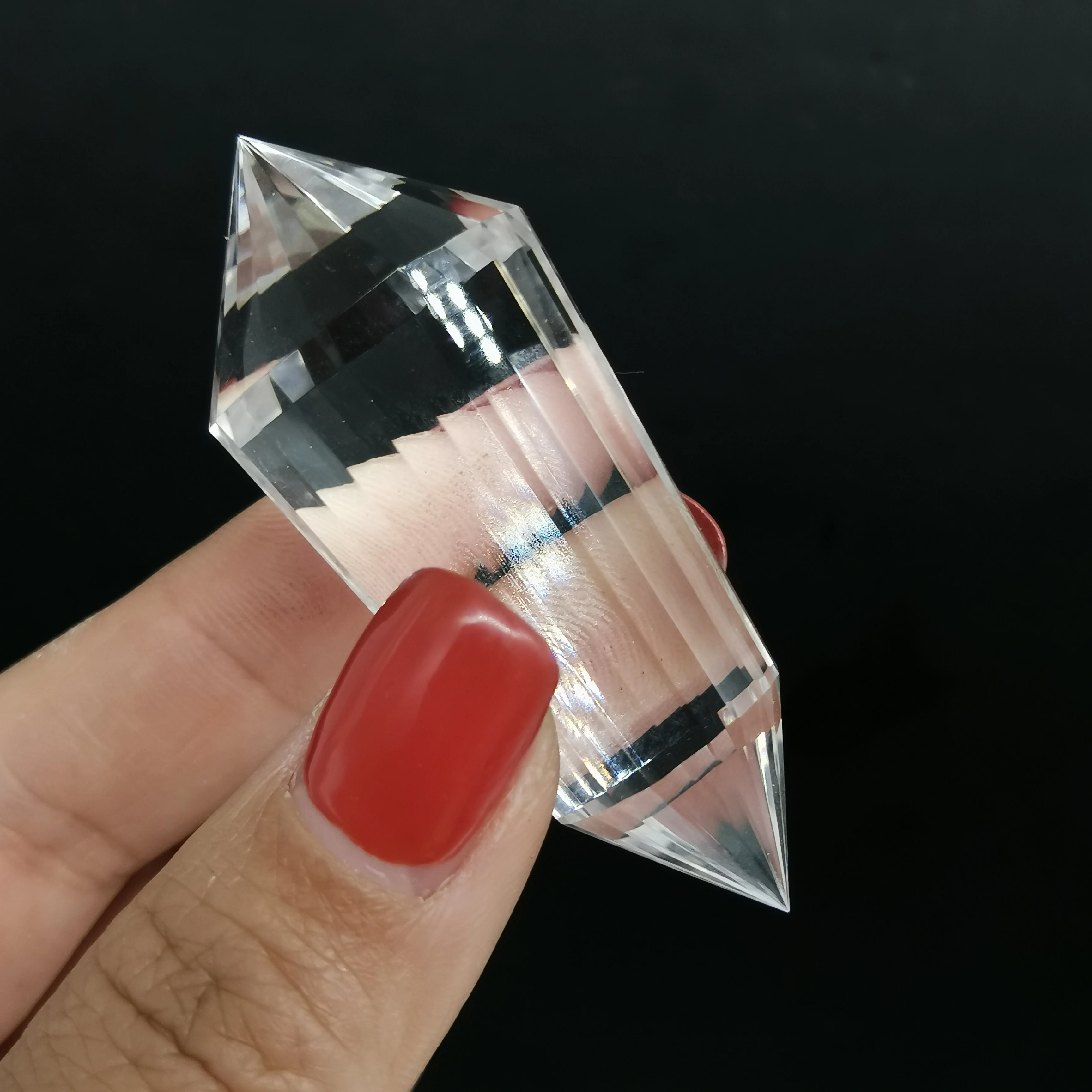 Высококачественный натуральный кристалл 38 г прозрачный кварцевый Vogel Healing