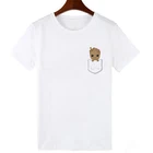 Футболка унисекс, модная футболка в стиле Харадзюку, с карманами, Детская футболка, уличная одежда в стиле хип-хоп, крутая женская футболка с коротким рукавом