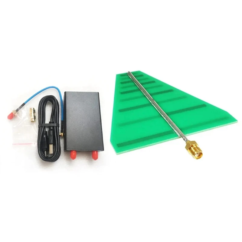 

15 Вт 5-6DB 1,35 ГГц-9,5 ГГц UWB антенна и 150K-30 МГц HF Upconverter для RTL2383U SDR приемник для RTL2383U SDR приемник