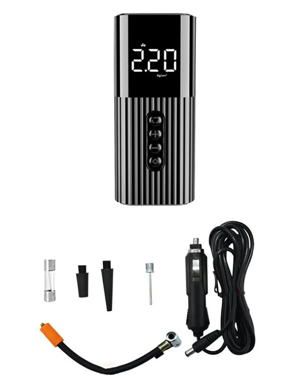 

Многофункциональный портативный автомобильный датчик давления в шинах цифровой дисплей черный полосатый мини воздушный насос