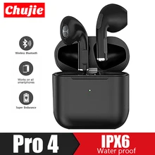 Pro 4 Tws Wireless Bluetooth 5.0 Earphones Waterproof Earbuds Charging Box Earpieces For Samsung Redmi Xiaomi Huawei Headphones