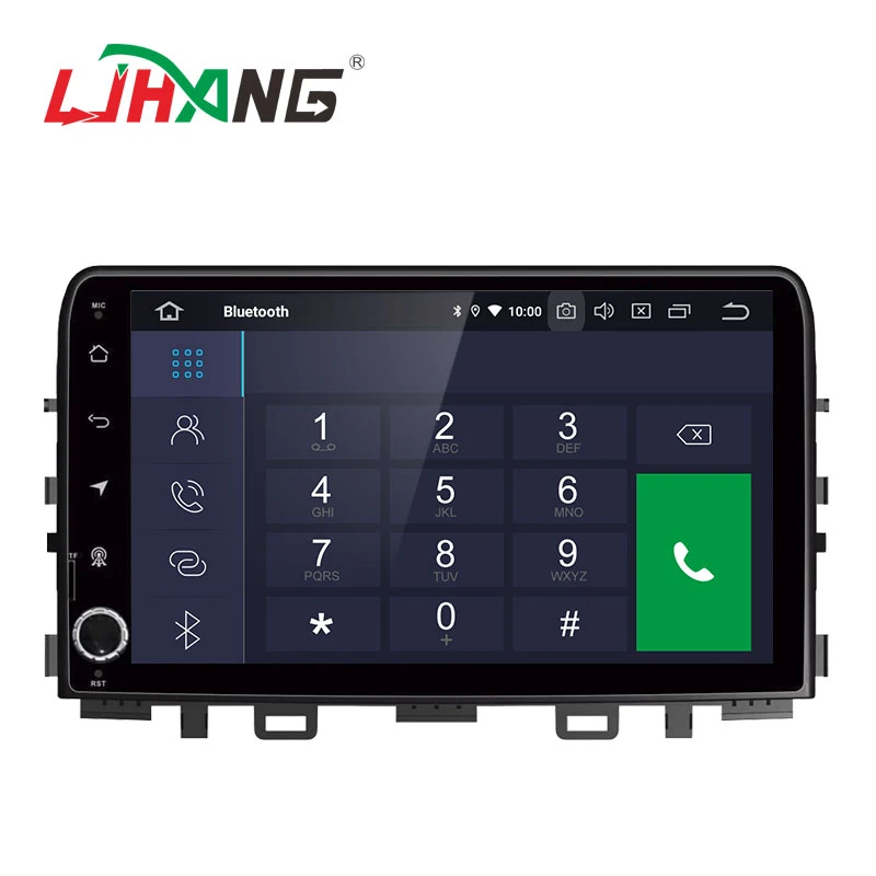 Автомобильный DVD плеер LJHANG IPS Android 10 для KIA RIO 2017 2018 WIFI мультимедийный GPS навигатор 2