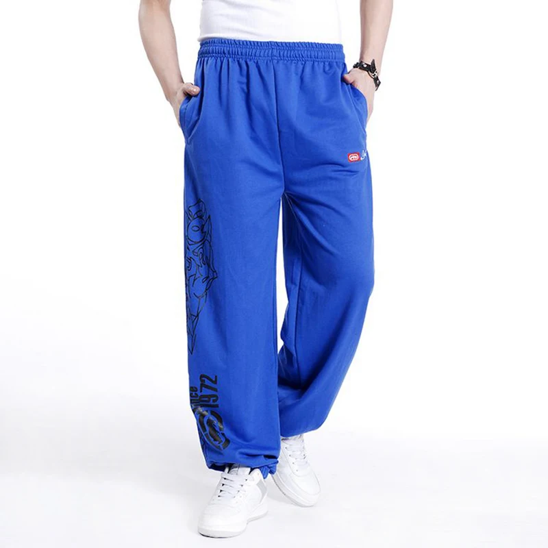 

Streetwear 2020 Autumn Spring Cotton Loose Man Harem Pants Mens Sweatpant Hip Hop Trousers Male Plus Size Clothing Parkour Pants
